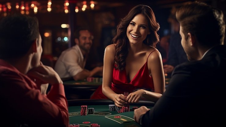 Live dealer rolling three dice in a Sic Bo Dadu game on honda555 login